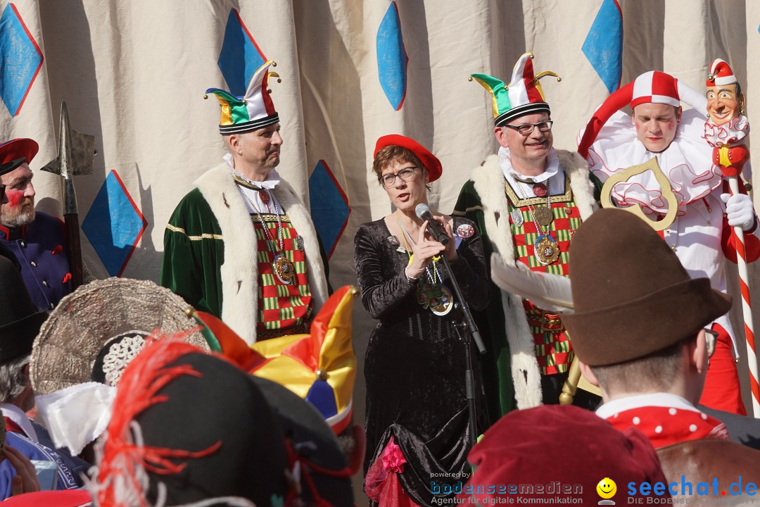 Narrenbaumstellen: Stockach am Bodensee, 28.02.2019