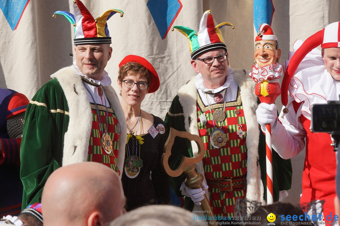 Narrenbaumstellen: Stockach am Bodensee, 28.02.2019