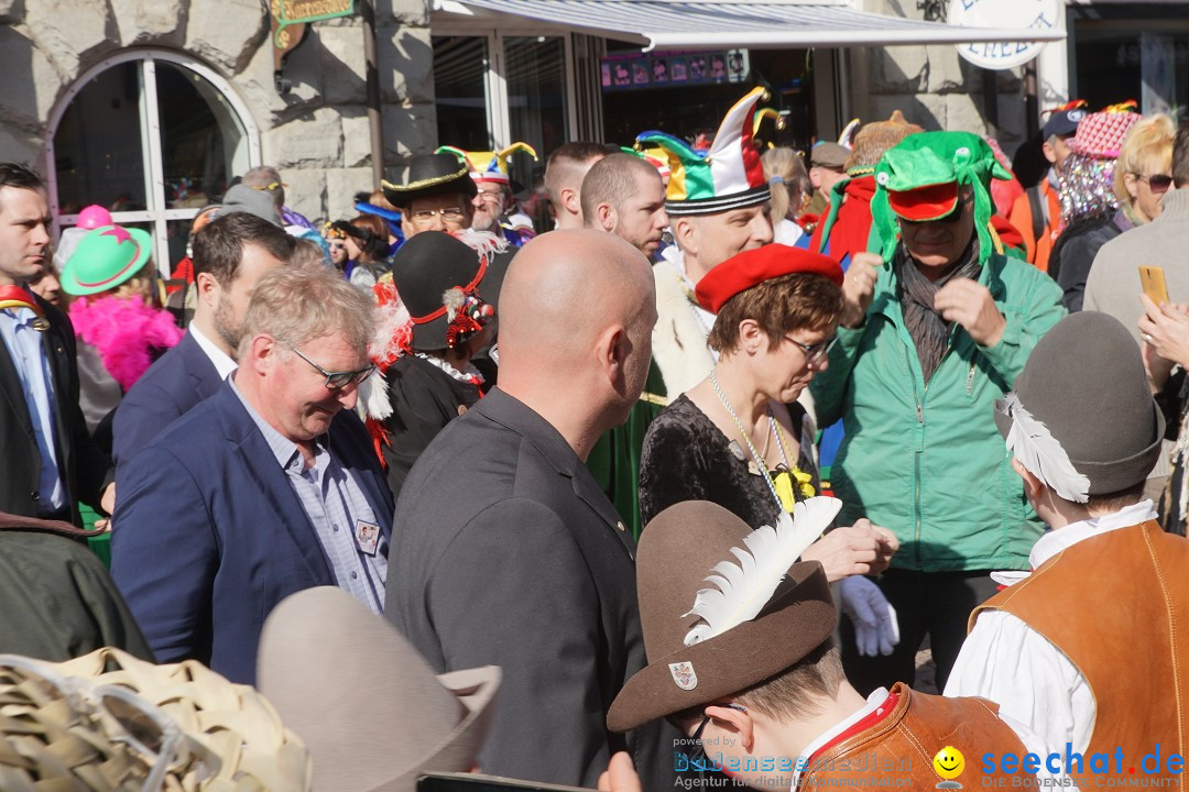 Narrenbaumstellen: Stockach am Bodensee, 28.02.2019