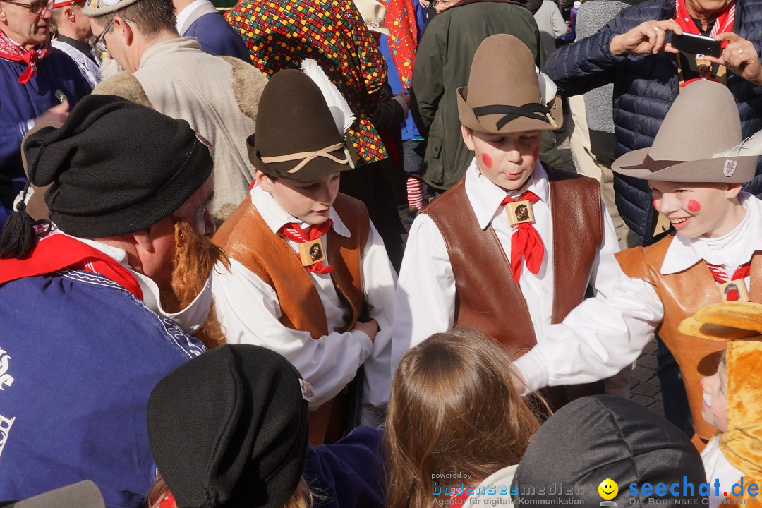 Narrenbaumstellen: Stockach am Bodensee, 28.02.2019