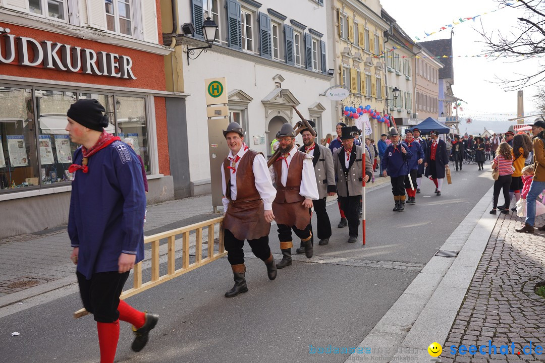 Narrenbaumstellen: Stockach am Bodensee, 28.02.2019