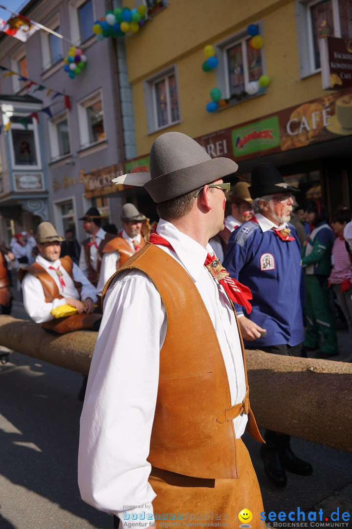 Narrenbaumstellen: Stockach am Bodensee, 28.02.2019