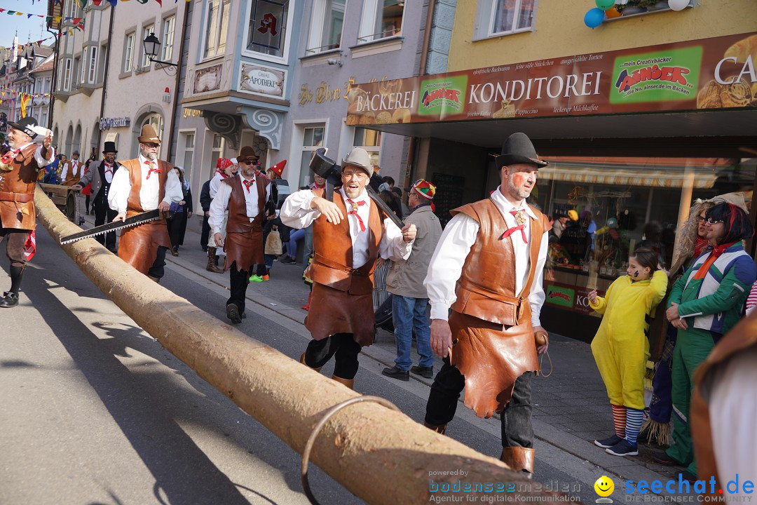 Narrenbaumstellen: Stockach am Bodensee, 28.02.2019