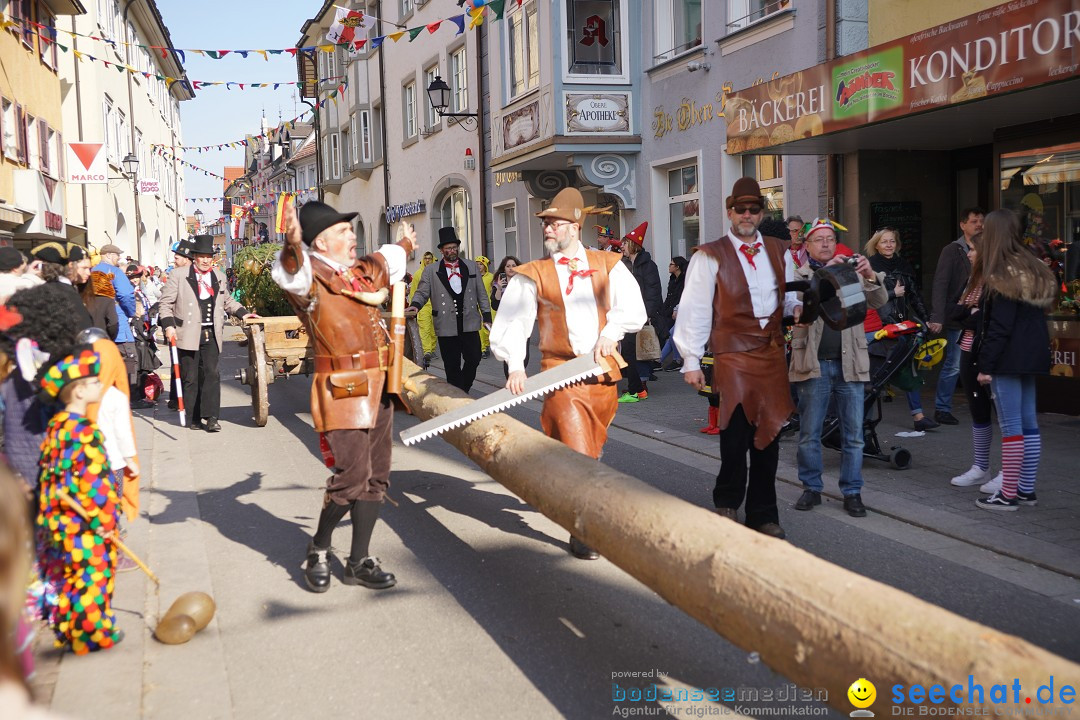 Narrenbaumstellen: Stockach am Bodensee, 28.02.2019