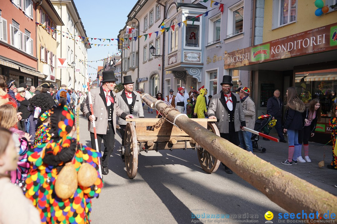 Narrenbaumstellen: Stockach am Bodensee, 28.02.2019