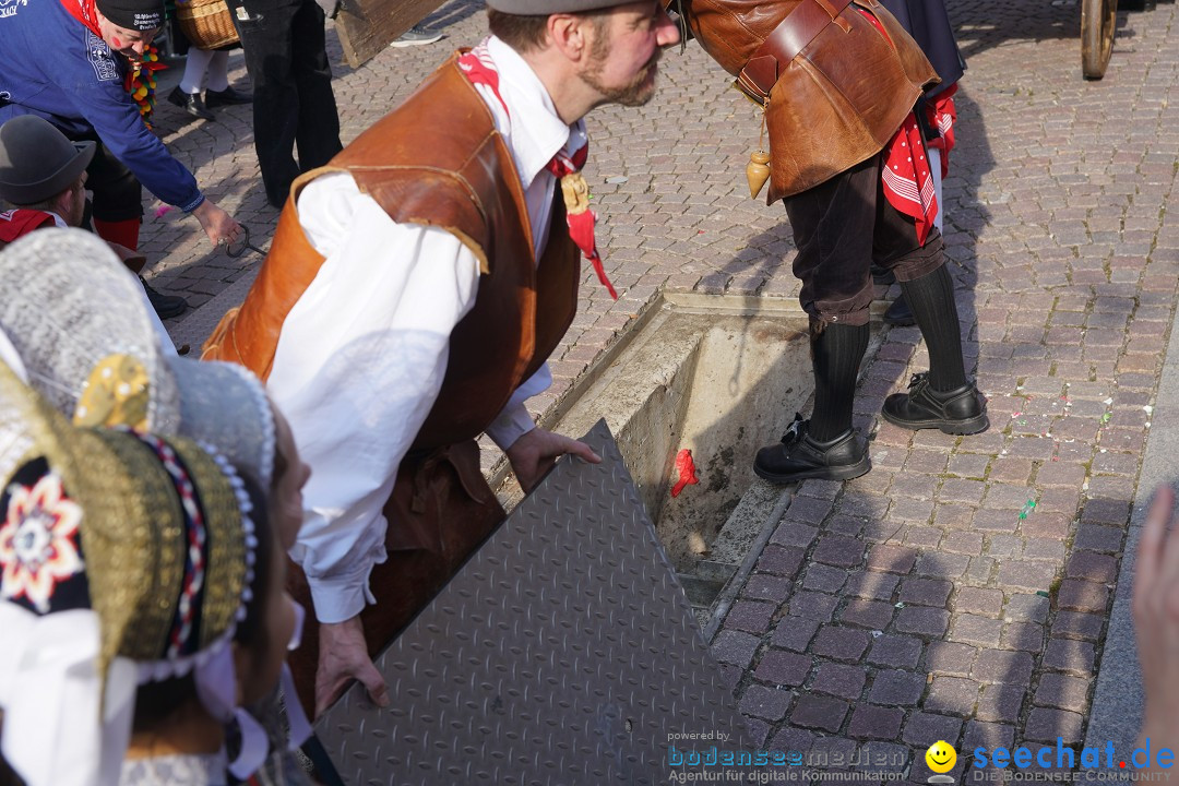 Narrenbaumstellen: Stockach am Bodensee, 28.02.2019