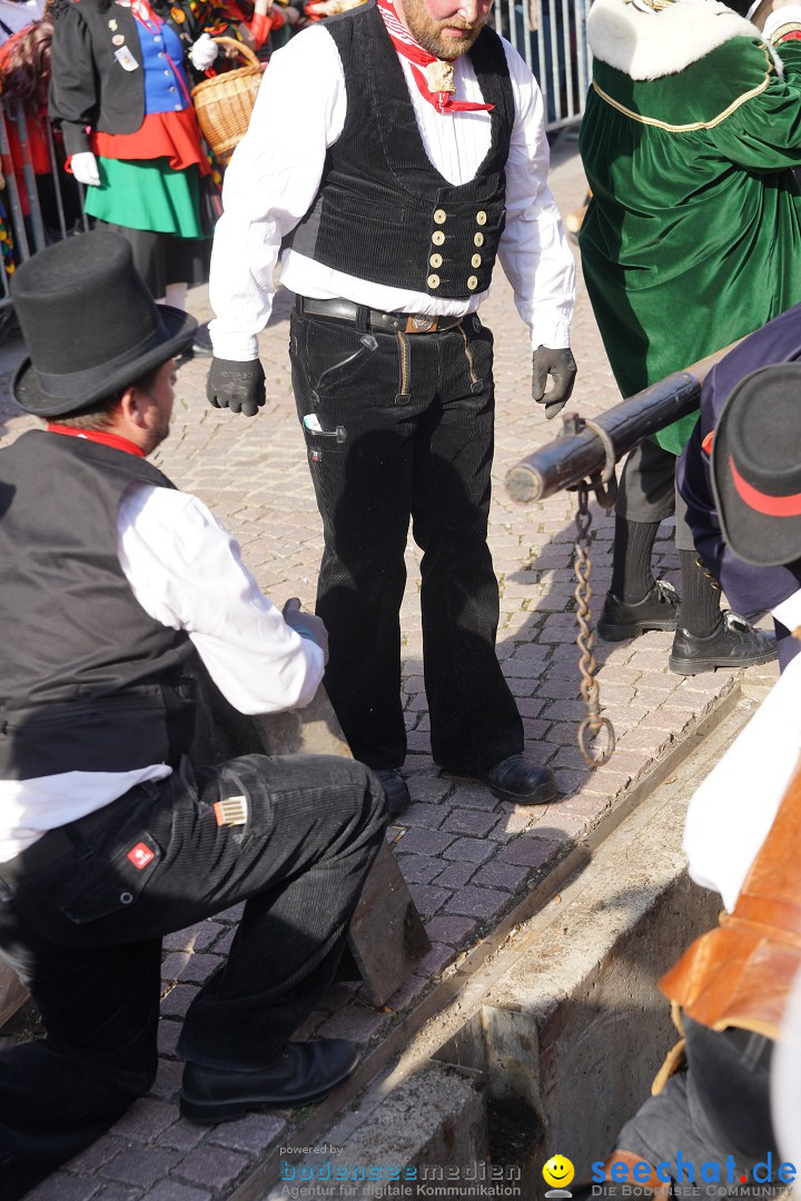 Narrenbaumstellen: Stockach am Bodensee, 28.02.2019