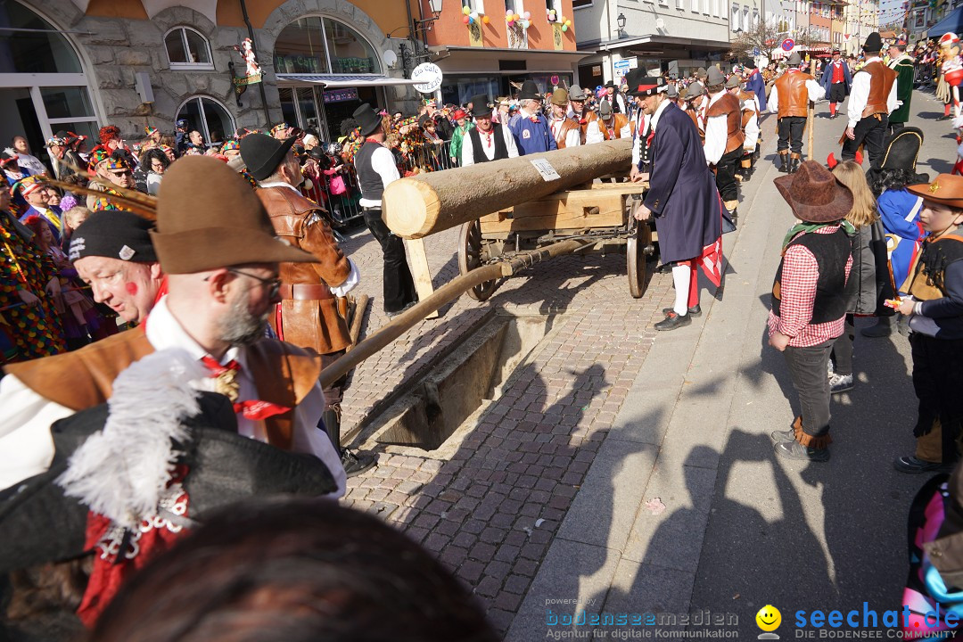 Narrenbaumstellen: Stockach am Bodensee, 28.02.2019