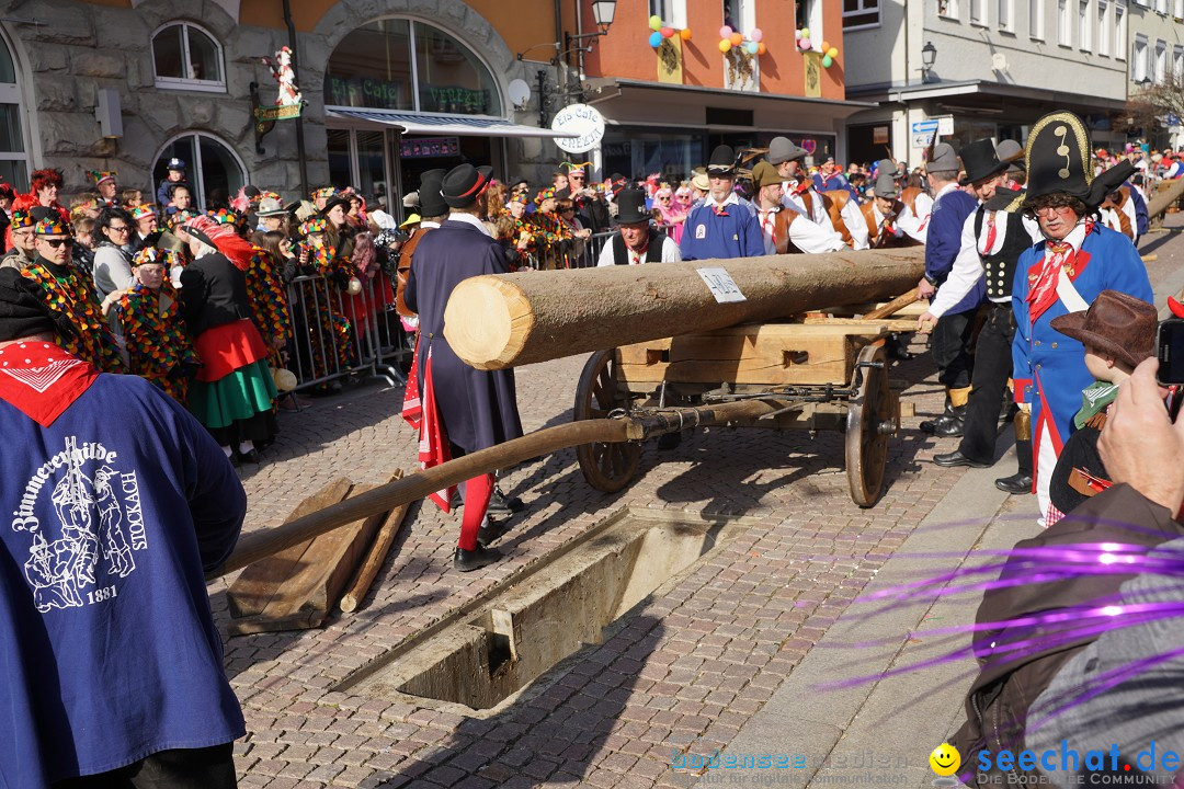 Narrenbaumstellen: Stockach am Bodensee, 28.02.2019