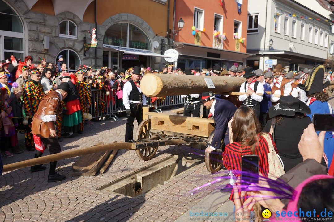 Narrenbaumstellen: Stockach am Bodensee, 28.02.2019