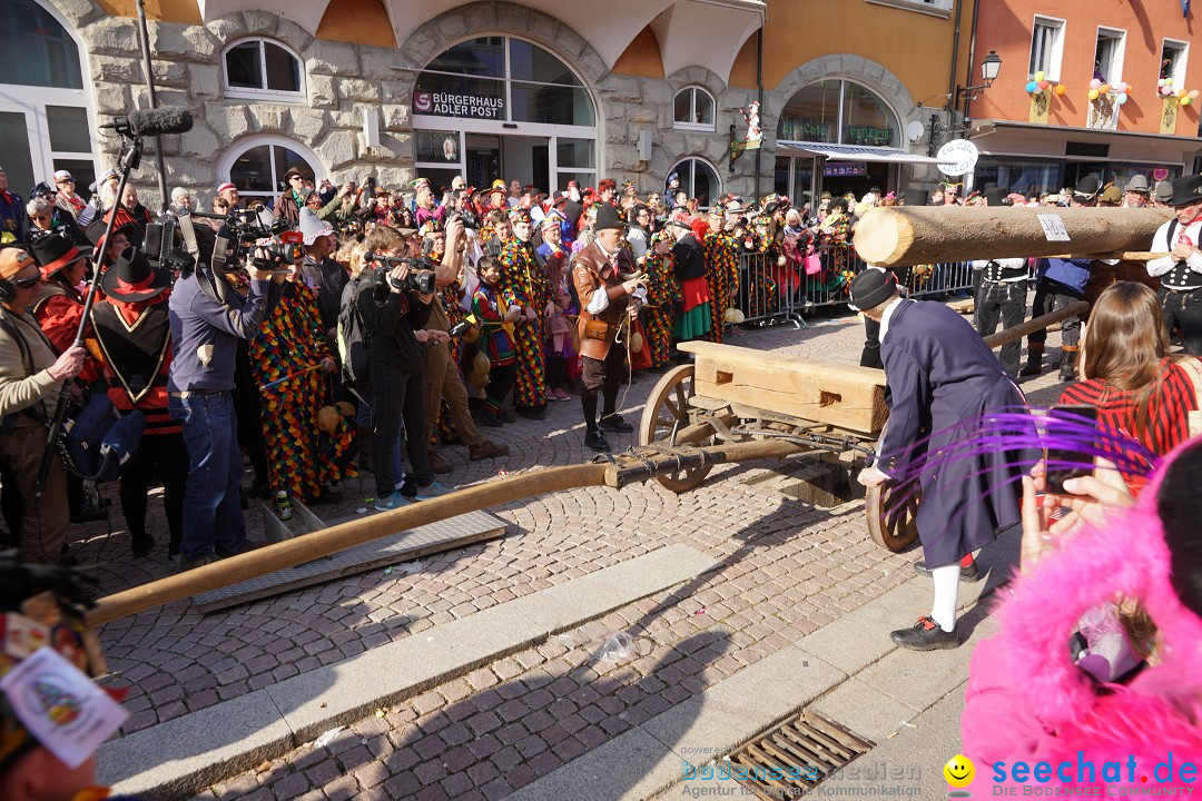 Narrenbaumstellen: Stockach am Bodensee, 28.02.2019