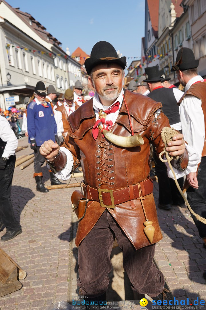 Narrenbaumstellen: Stockach am Bodensee, 28.02.2019