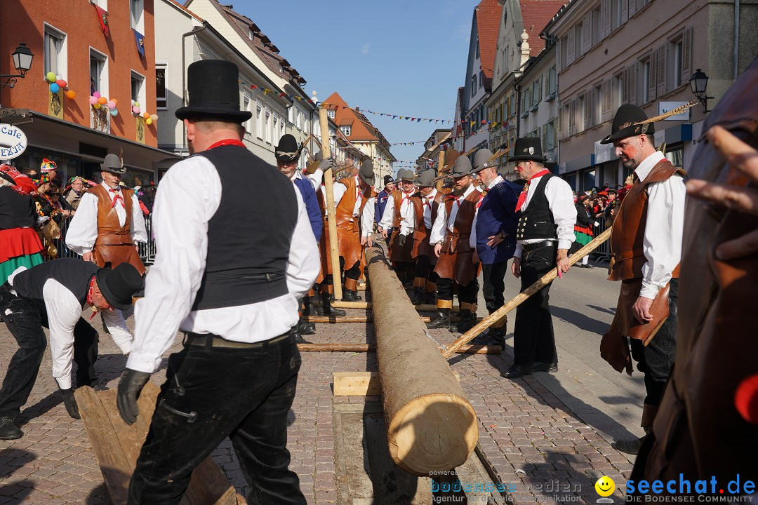 Narrenbaumstellen: Stockach am Bodensee, 28.02.2019