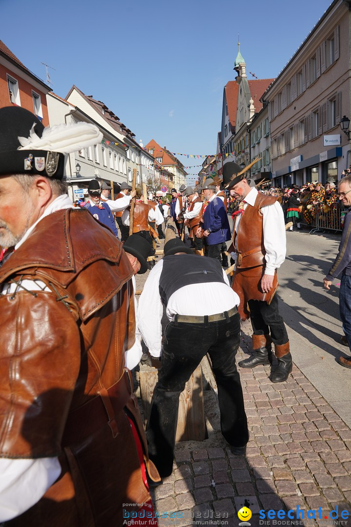 Narrenbaumstellen: Stockach am Bodensee, 28.02.2019