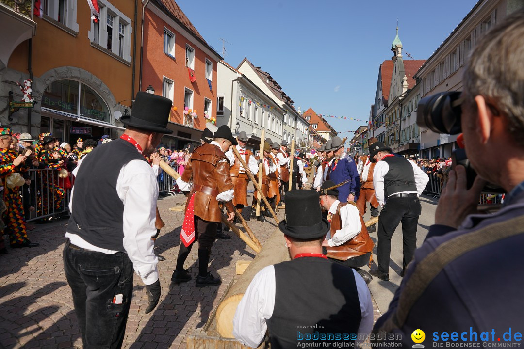 Narrenbaumstellen: Stockach am Bodensee, 28.02.2019