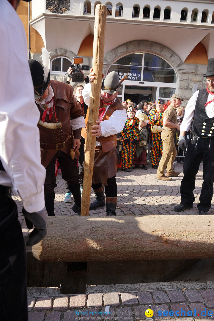 Narrenbaumstellen: Stockach am Bodensee, 28.02.2019