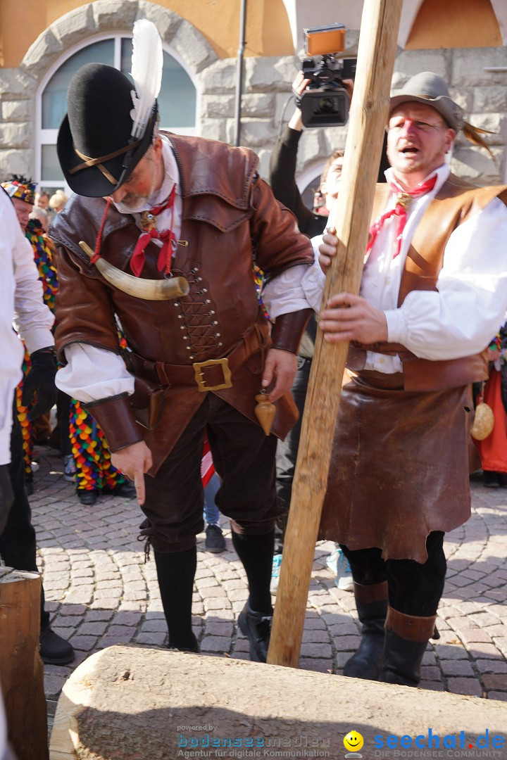 Narrenbaumstellen: Stockach am Bodensee, 28.02.2019