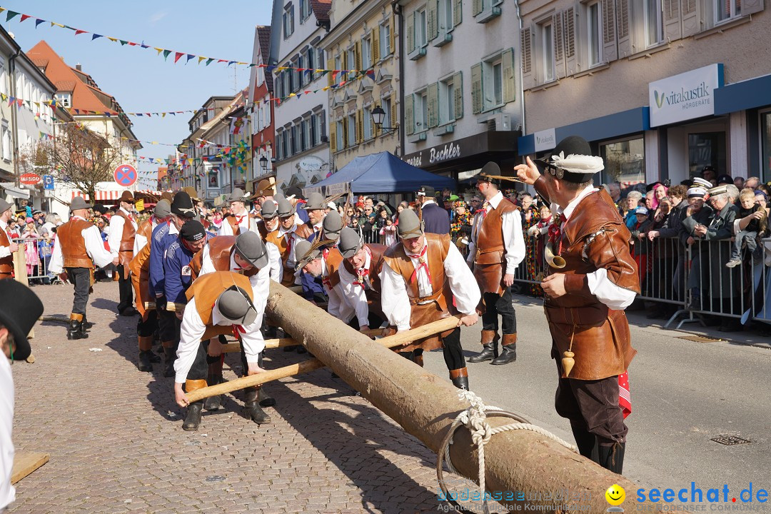 Narrenbaumstellen: Stockach am Bodensee, 28.02.2019