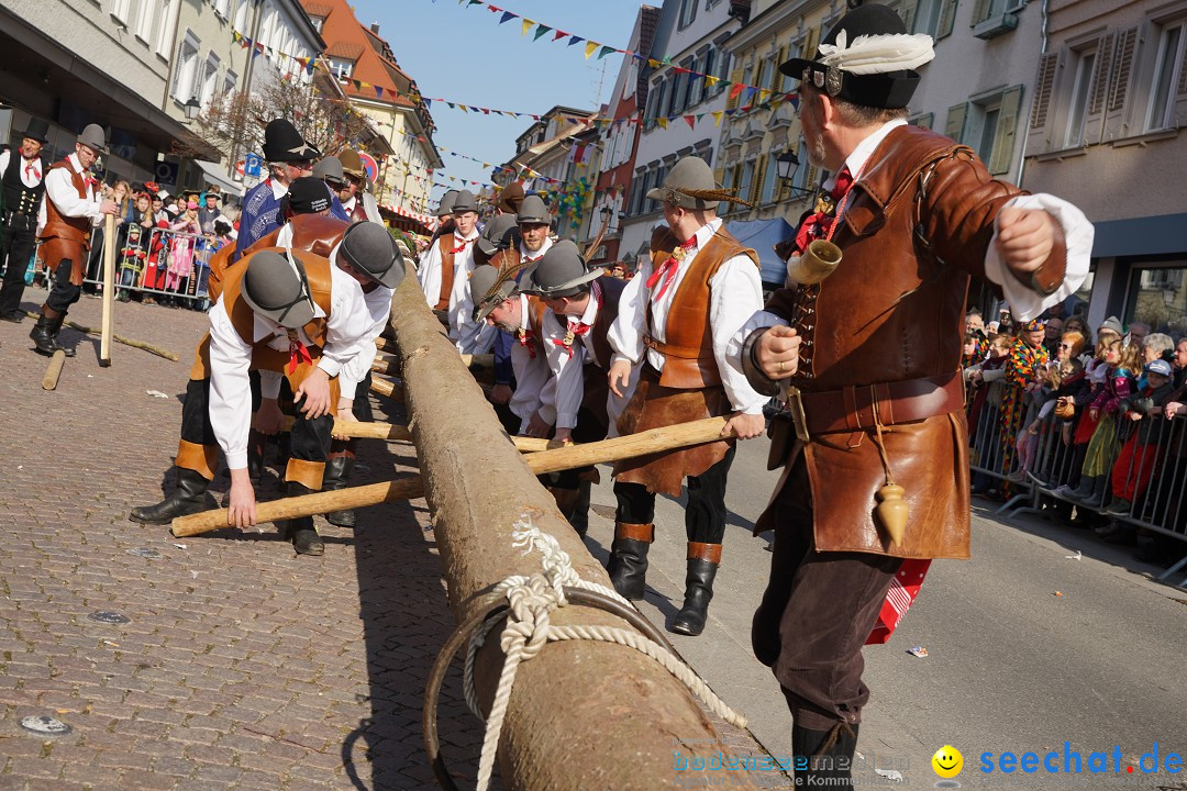 Narrenbaumstellen: Stockach am Bodensee, 28.02.2019