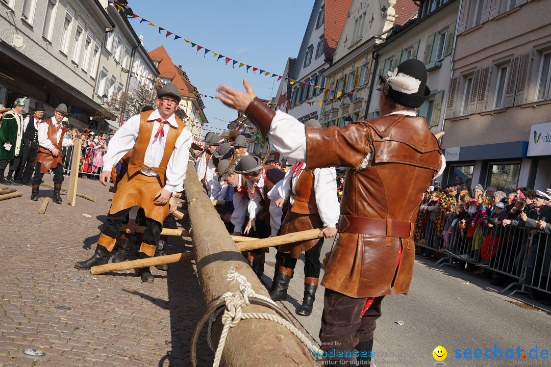 Narrenbaumstellen: Stockach am Bodensee, 28.02.2019