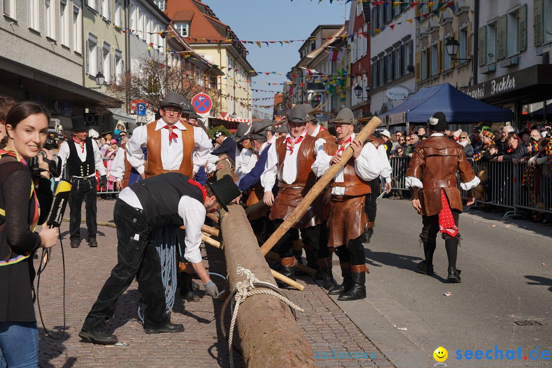 Narrenbaumstellen: Stockach am Bodensee, 28.02.2019