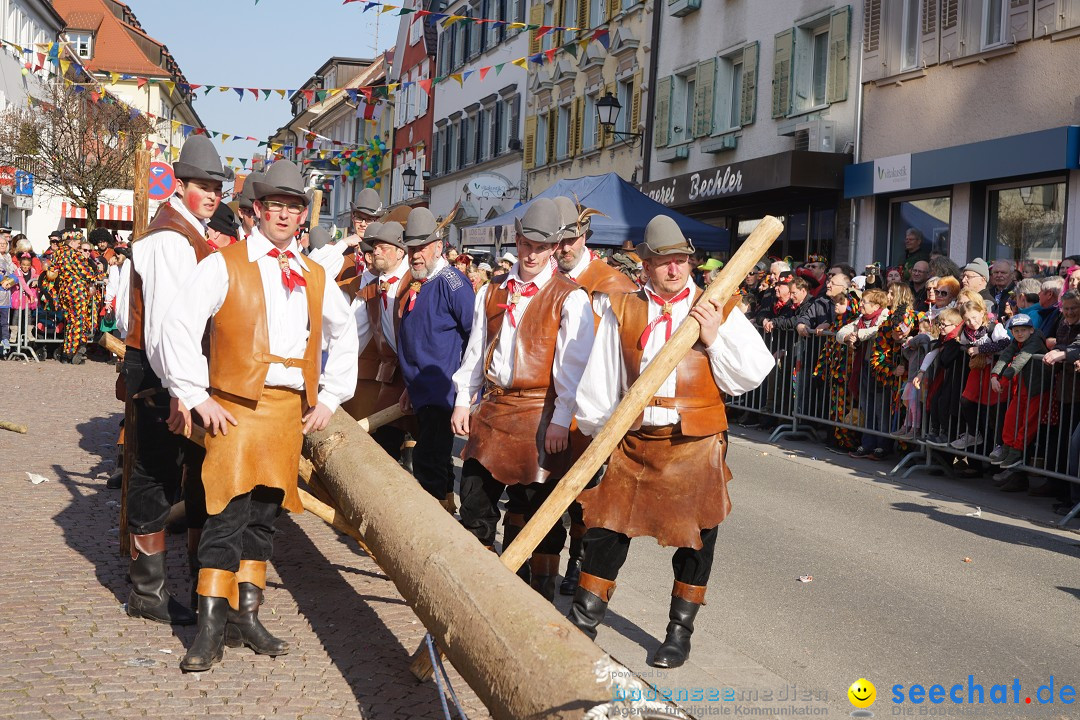 Narrenbaumstellen: Stockach am Bodensee, 28.02.2019