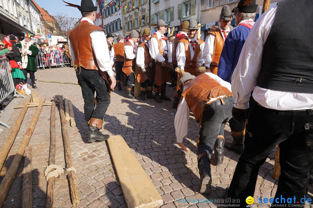 Narrenbaumstellen: Stockach am Bodensee, 28.02.2019