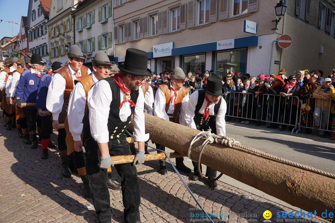 Narrenbaumstellen: Stockach am Bodensee, 28.02.2019