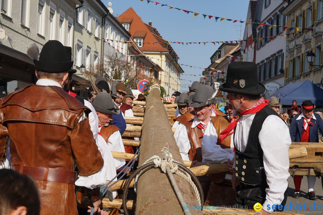 Narrenbaumstellen: Stockach am Bodensee, 28.02.2019