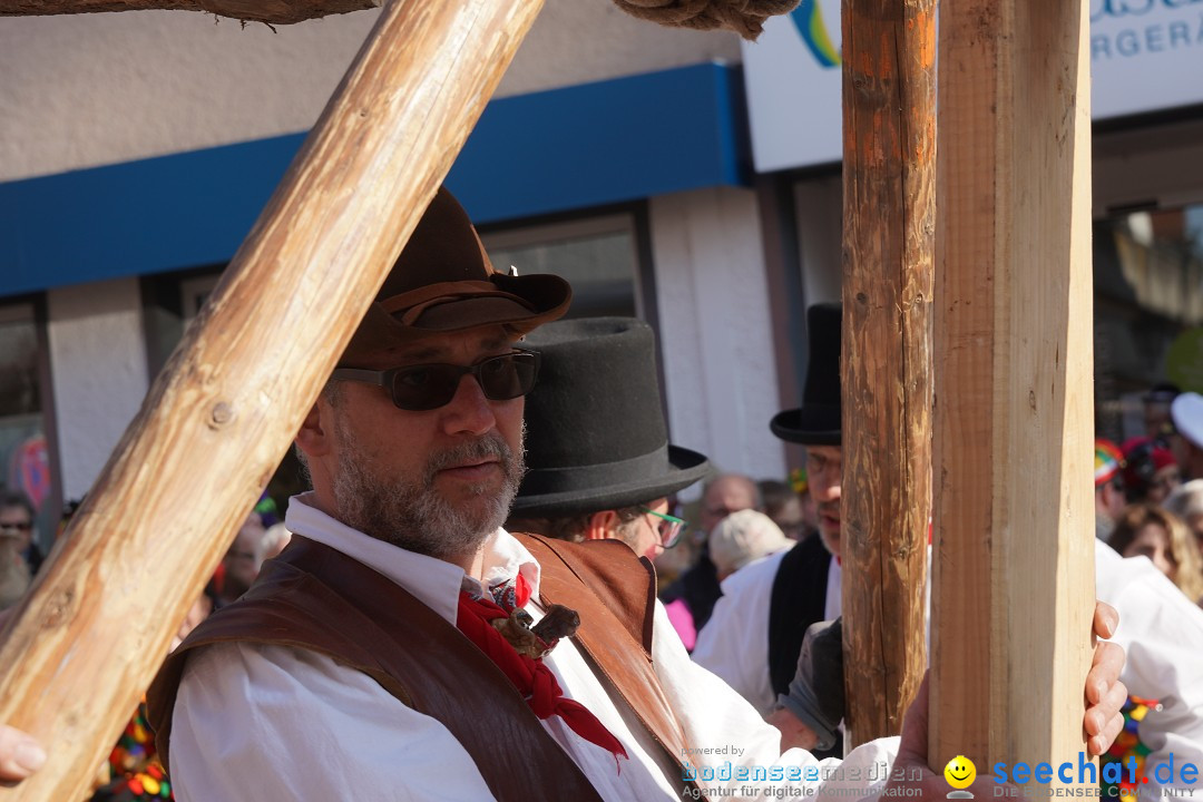 Narrenbaumstellen: Stockach am Bodensee, 28.02.2019