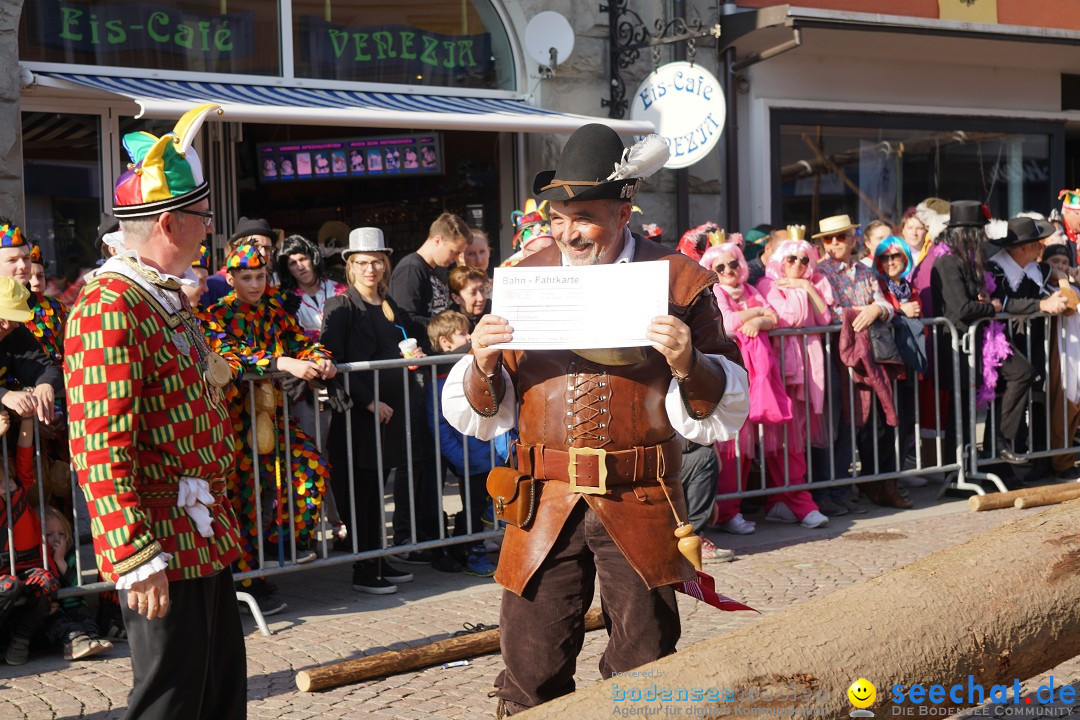 Narrenbaumstellen: Stockach am Bodensee, 28.02.2019