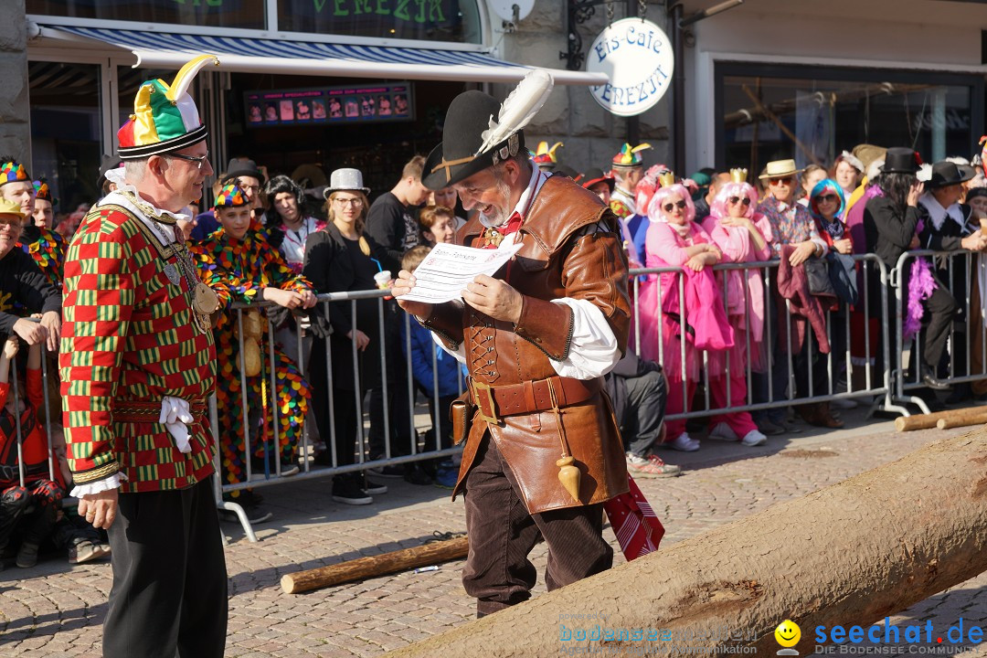 Narrenbaumstellen: Stockach am Bodensee, 28.02.2019