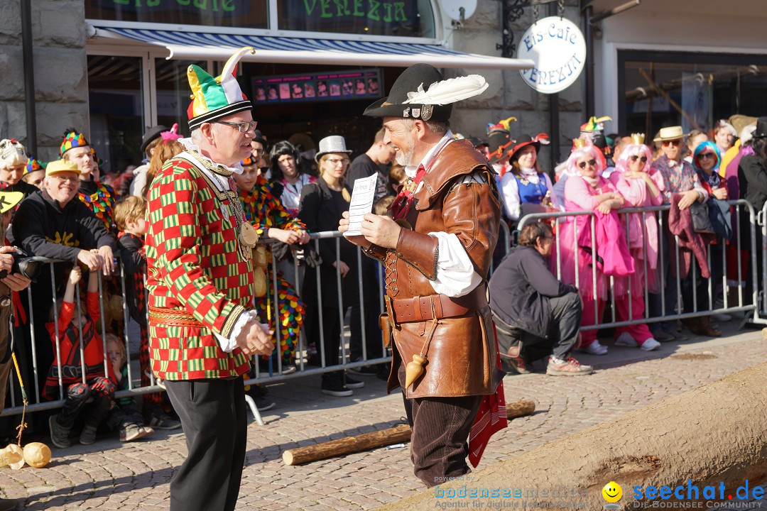 Narrenbaumstellen: Stockach am Bodensee, 28.02.2019