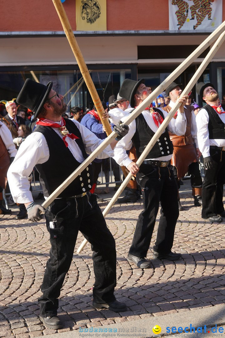 Narrenbaumstellen: Stockach am Bodensee, 28.02.2019