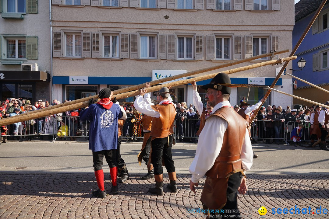 Narrenbaumstellen: Stockach am Bodensee, 28.02.2019