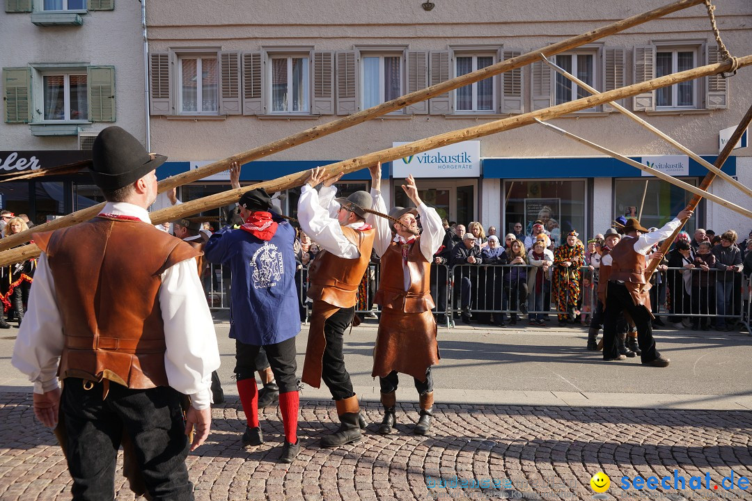 Narrenbaumstellen: Stockach am Bodensee, 28.02.2019