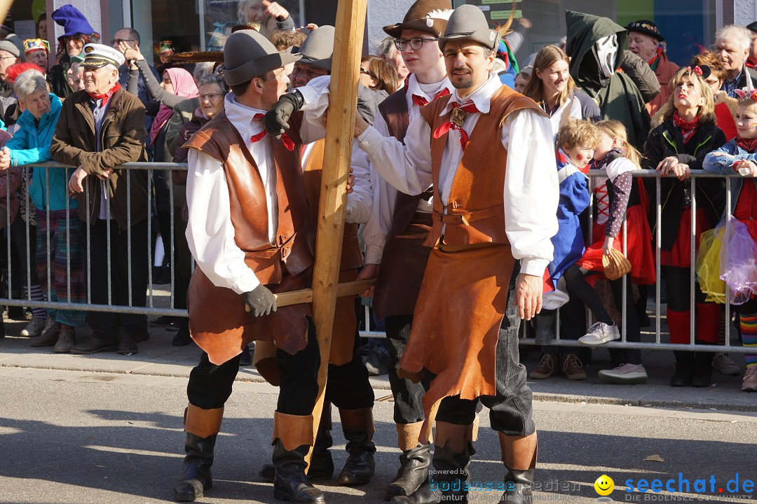 Narrenbaumstellen: Stockach am Bodensee, 28.02.2019