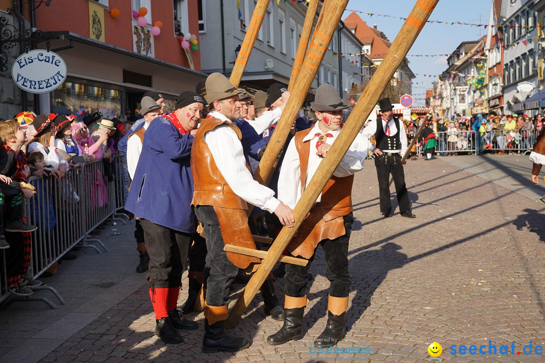 Narrenbaumstellen: Stockach am Bodensee, 28.02.2019