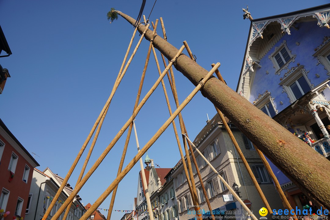 Narrenbaumstellen: Stockach am Bodensee, 28.02.2019