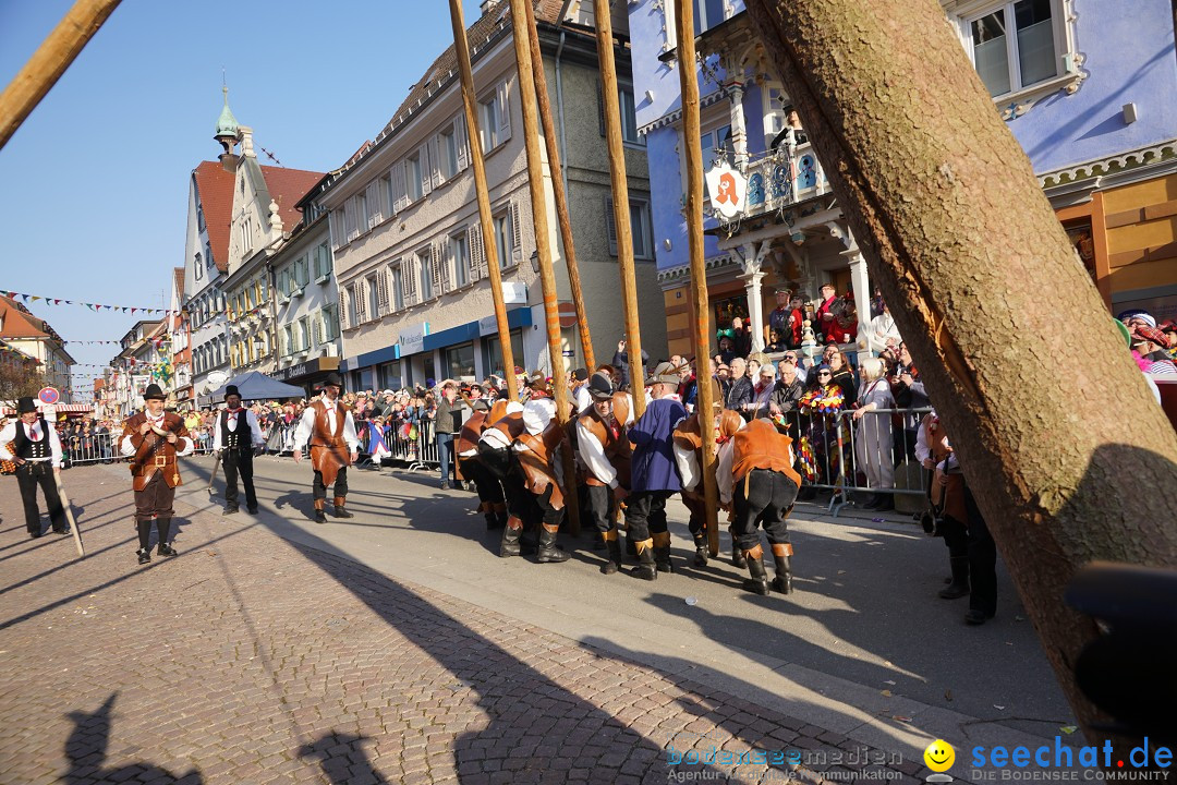 Narrenbaumstellen: Stockach am Bodensee, 28.02.2019