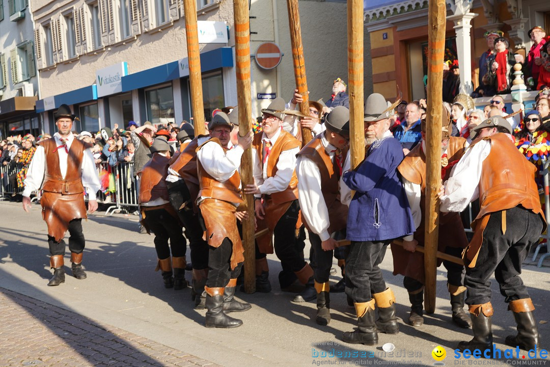 Narrenbaumstellen: Stockach am Bodensee, 28.02.2019