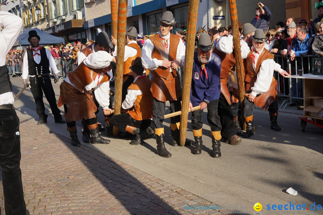 Narrenbaumstellen: Stockach am Bodensee, 28.02.2019