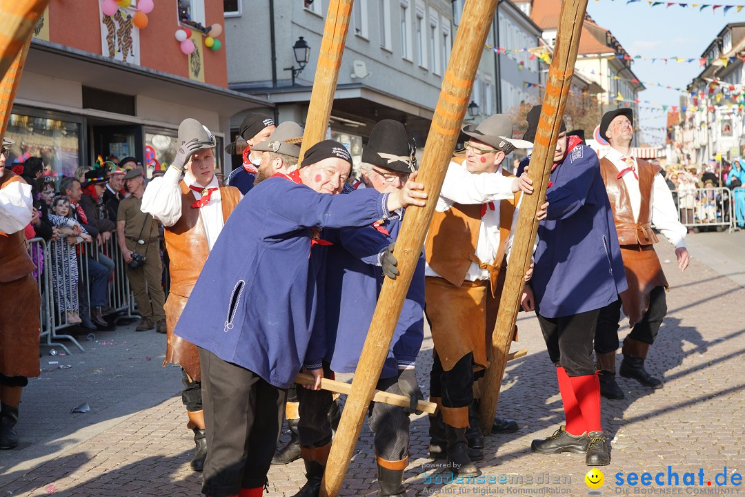 Narrenbaumstellen: Stockach am Bodensee, 28.02.2019