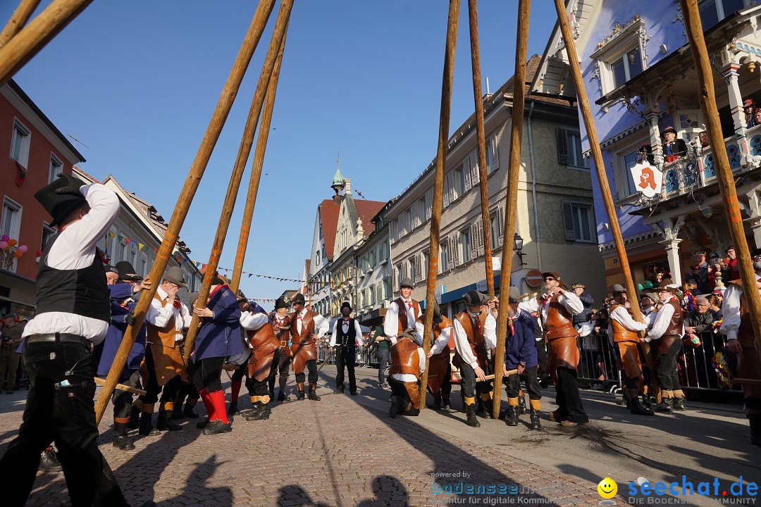 Narrenbaumstellen: Stockach am Bodensee, 28.02.2019