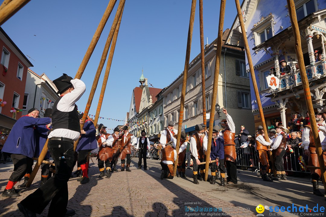 Narrenbaumstellen: Stockach am Bodensee, 28.02.2019