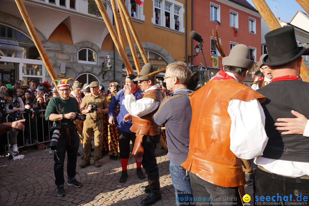 Narrenbaumstellen: Stockach am Bodensee, 28.02.2019