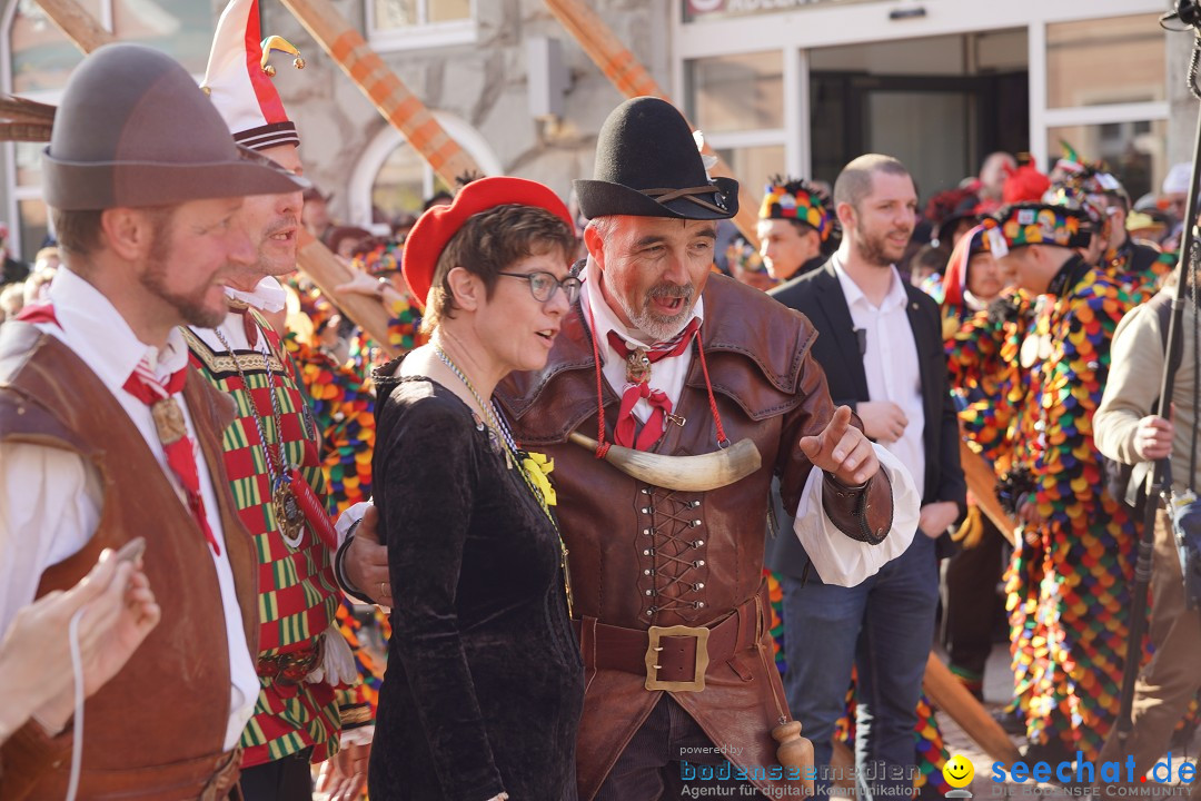 Narrenbaumstellen: Stockach am Bodensee, 28.02.2019