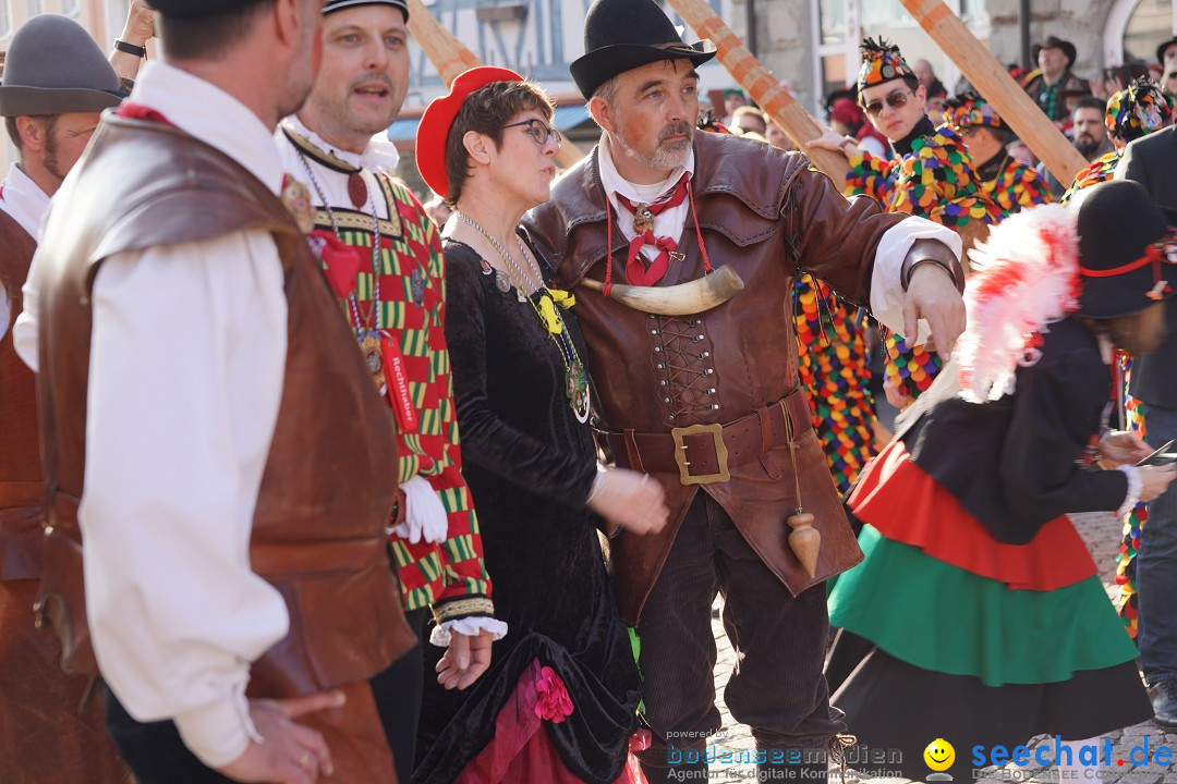 Narrenbaumstellen: Stockach am Bodensee, 28.02.2019