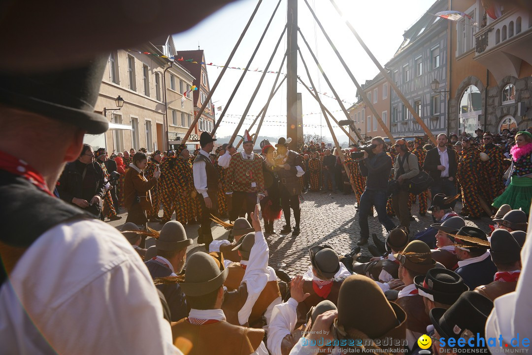 Narrenbaumstellen: Stockach am Bodensee, 28.02.2019