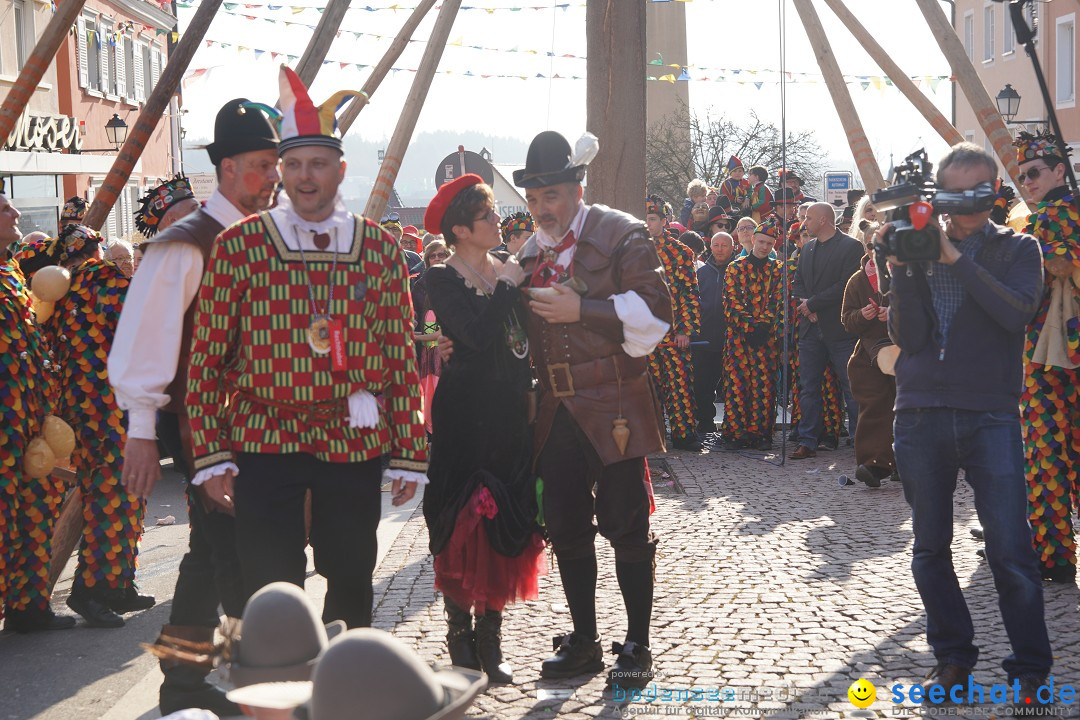 Narrenbaumstellen: Stockach am Bodensee, 28.02.2019